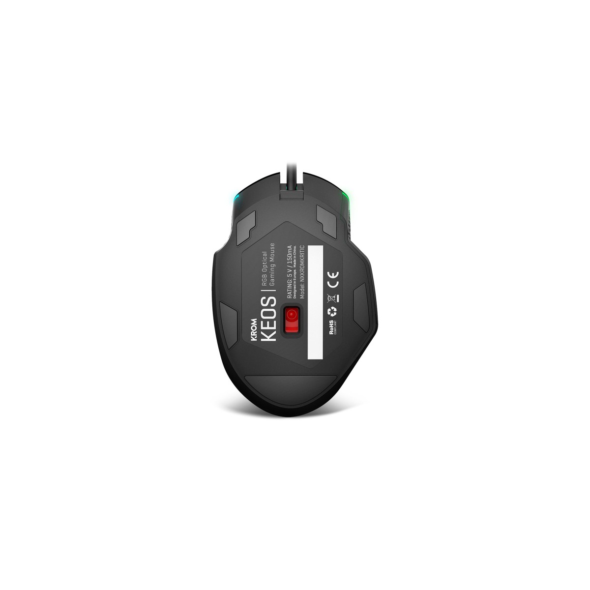 Ratón Gaming RGB Krom Keos 6400DPI