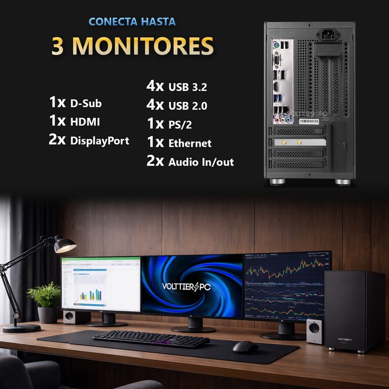 PC Oficina Intel Core i9 12900K Configurable | VolttierPC