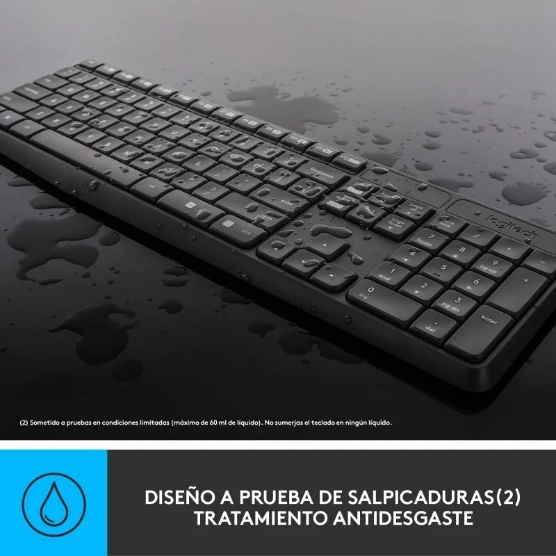 Teclado y Ratón Inalámbricos Logitech MK235 – Simplicidad y Durabilidad