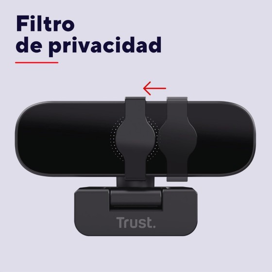 Webcam Trust Tanor Full HD 1080p con Enfoque Automático