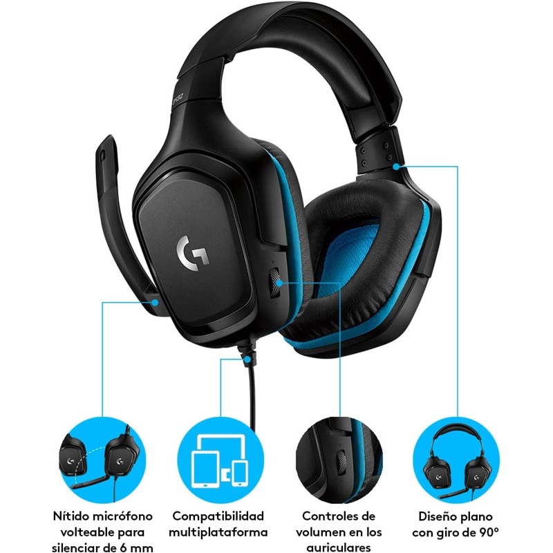 AURICULARES LOGITECH G432