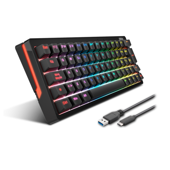 Teclado Mecánico Gaming RGB Krom Kreator