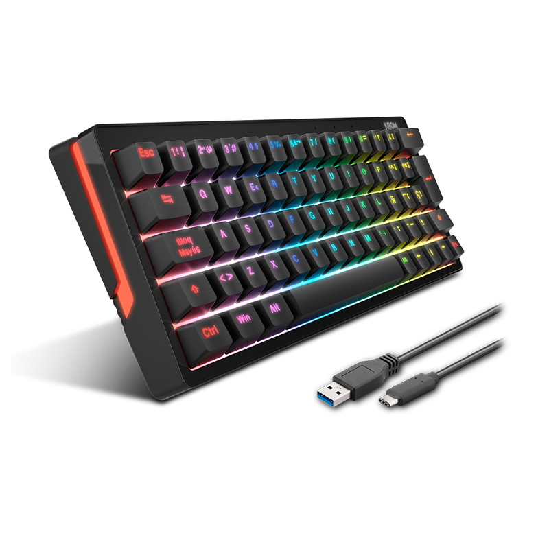 Teclado Mecánico Gaming RGB Krom Kreator