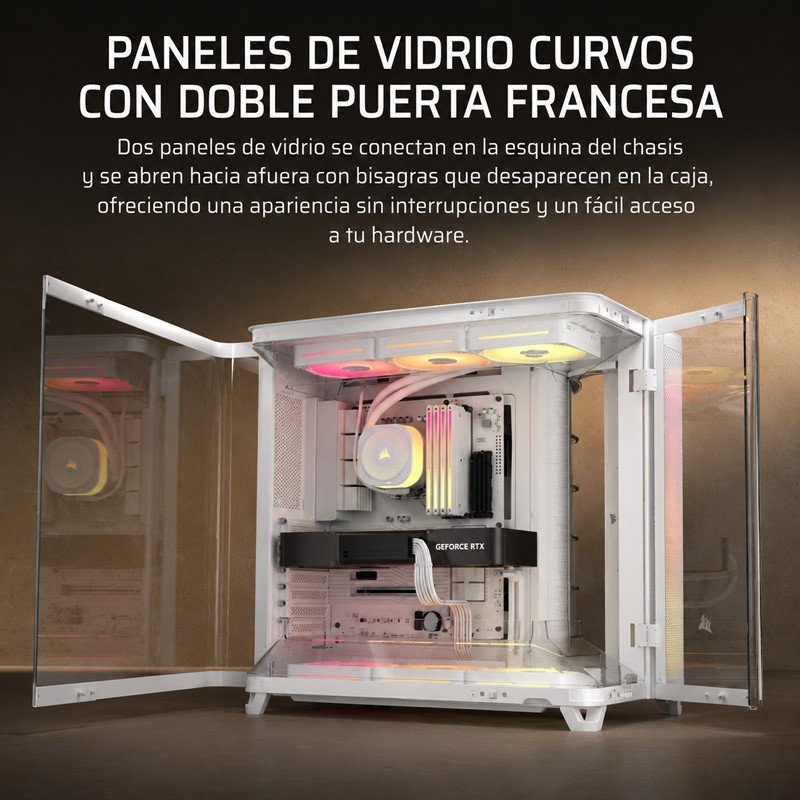 PC Gaming Ryzen 7 9800X3D / RTX 5070 Ti / 32GB RAM / 2TB SSD/ Blanco