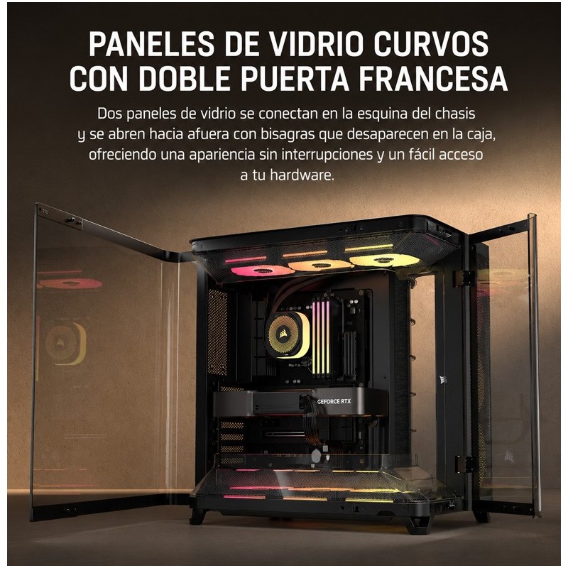 PC Gaming Ryzen 7 9800X3D / RTX 5070 Ti / 32GB RAM / 2TB SSD/ Negro